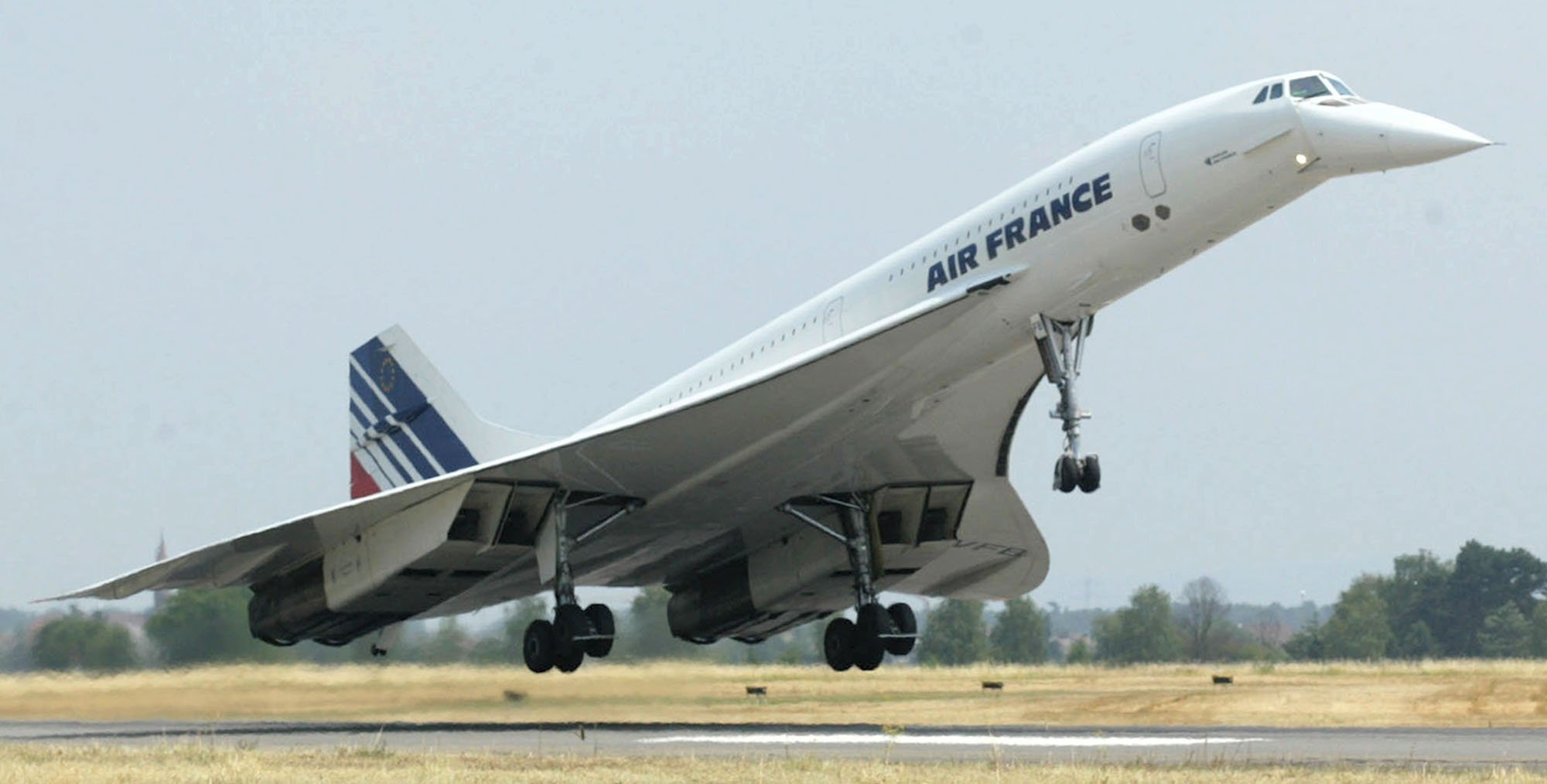 Concorde da Air France pousa na Alemanha