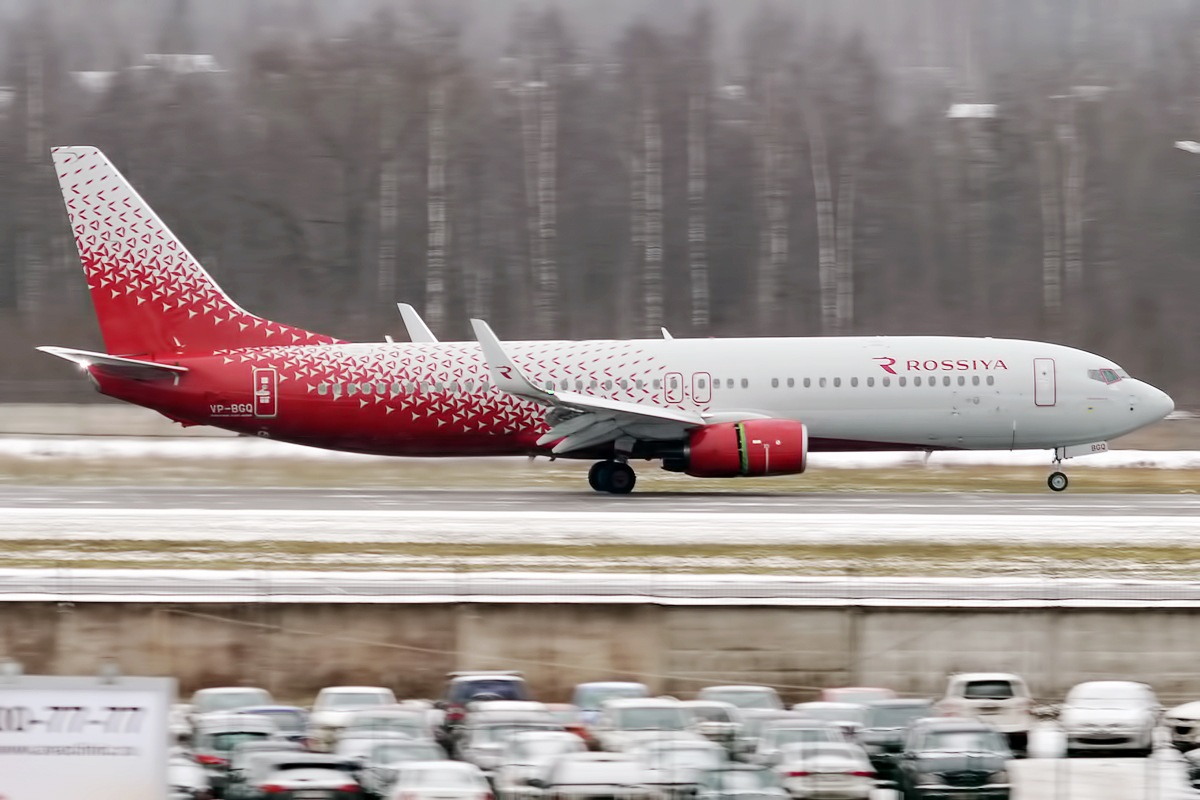 Boeing 737-800 da Rossiya, subsidiária da Aeroflot