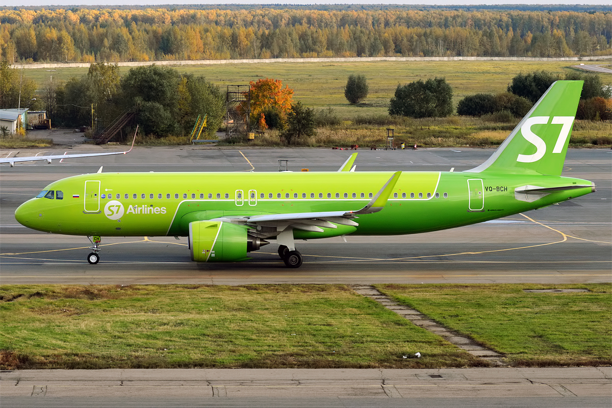 Airbus A320neo da S7 Airlines (Foto: Wikimedia Commons)