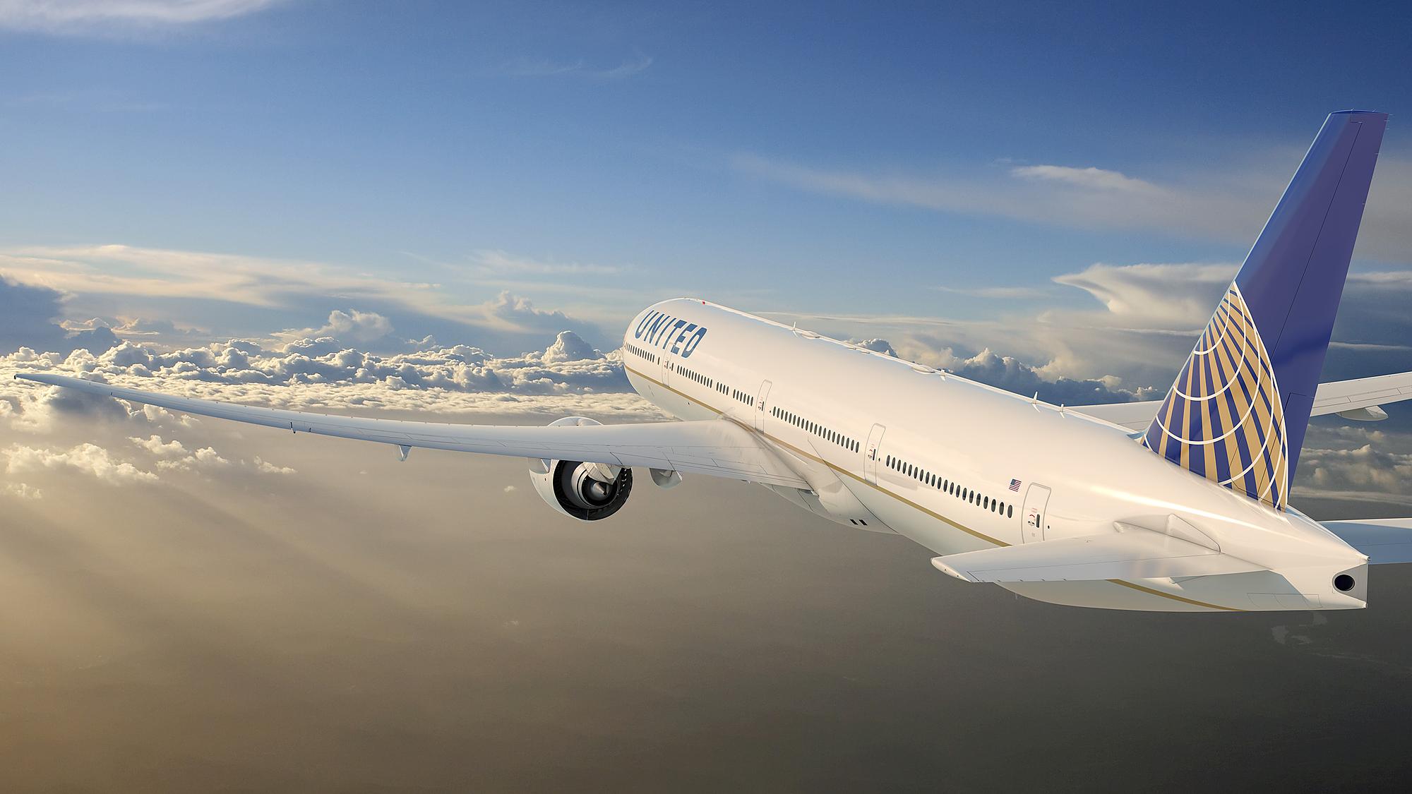 O Boeing 777-300ER é o maior da frota da United atualmente (Foto: Divulgação)